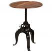 Bar Table Solid Reclaimed Wood 75x(76-110) cm