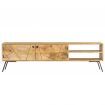 TV Cabinet Solid Mango Wood 140x30x40 cm