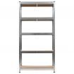 Storage Shelf Silver 2 pcs