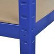 Storage Shelf Racking Shelving Storage Garage Shelves Rack Steel Blue 2 pcs