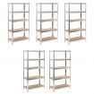 Heavy-duty Storage Rack 5 pcs