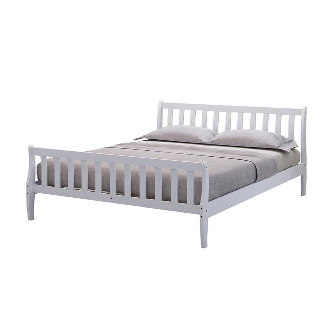 Queen Size Wooden Bed Frame Sleigh Platform Base Bedroom Furniture - Sleigh Wood Platform Bed Frame Queen Queen Size Wooden Bed Frame Sleigh Platform Base Bedroom Furniture - Sleigh Wood Platform Bed Frame Queen