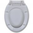 Toilet Seats with Soft Close Lids 2 pcs Plastic White