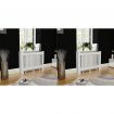 Radiator Covers 2 pcs White MDF 112 cm