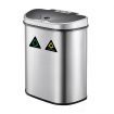 Sensor Rubbish Bin 70L Motion Dual Kitchen Waste Can Auto Recycle Bin Maxkon