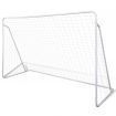 Football Goal Nets Steel 2 pcs 240x90x150 cm