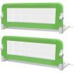 Toddler Safety Bed Rail 2 pcs Green 102x42 cm