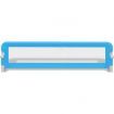 Toddler Safety Bed Rail 2 pcs Blue 150x42 cm