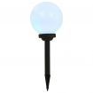 Outdoor Solar Lamps 6 pcs LED Spherical 20 cm RGB