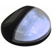 Outdoor Solar Wall Lamps LED 24 pcs Round Black