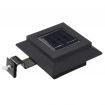 Outdoor Solar Lamps 12 pcs LED Square 12 cm Black