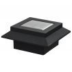 Outdoor Solar Lamps 12 pcs LED Square 12 cm Black