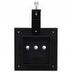 Outdoor Solar Lamps 12 pcs LED Square 12 cm Black