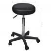 Office Stools 2 pcs Black 35.5x98 cm Faux Leather