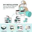 INTURN Kitten Cage Accessories - 2 Pack Natural Sisal Scratching Post For Mega Or Compact Kit