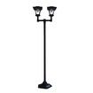 Deluxe Outdoor Solar Lights Garden Lamp Post with Double Lamp 