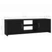 TV Cabinet Black 120x30x37,5 cm Chipboard