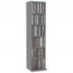 CD Cabinet Grey 21x16x88 cm Chipboard