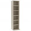 CD Cabinet Sonoma Oak 21x16x88 cm Chipboard