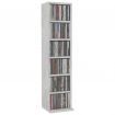 CD Cabinet Concrete Grey 21x16x88 cm Chipboard