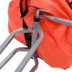 Bike Luggage Trailer with Bag Orange and Black