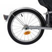 Bike Luggage Trailer with Bag Orange and Black