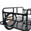 Bike Cargo Trailer 130x73x48.5 cm Steel Black