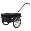 Bike Cargo Trailer/Hand Wagon 155x61x83 cm Steel Black