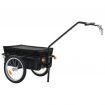 Bike Cargo Trailer/Hand Wagon 155x61x83 cm Steel Black