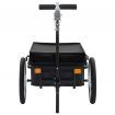 Bike Cargo Trailer/Hand Wagon 155x61x83 cm Steel Black