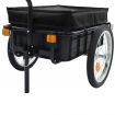 Bike Cargo Trailer/Hand Wagon 155x61x83 cm Steel Black