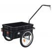 Bike Cargo Trailer/Hand Wagon 155x61x83 cm Steel Black