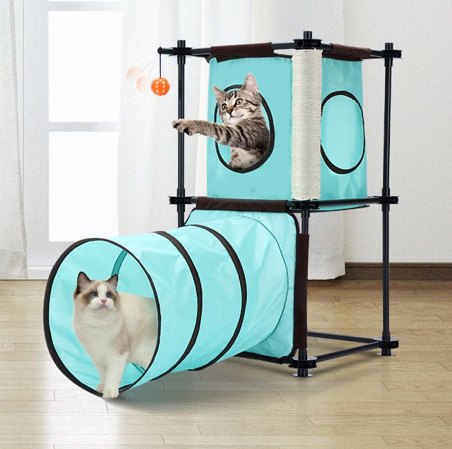 cat toys and furniture