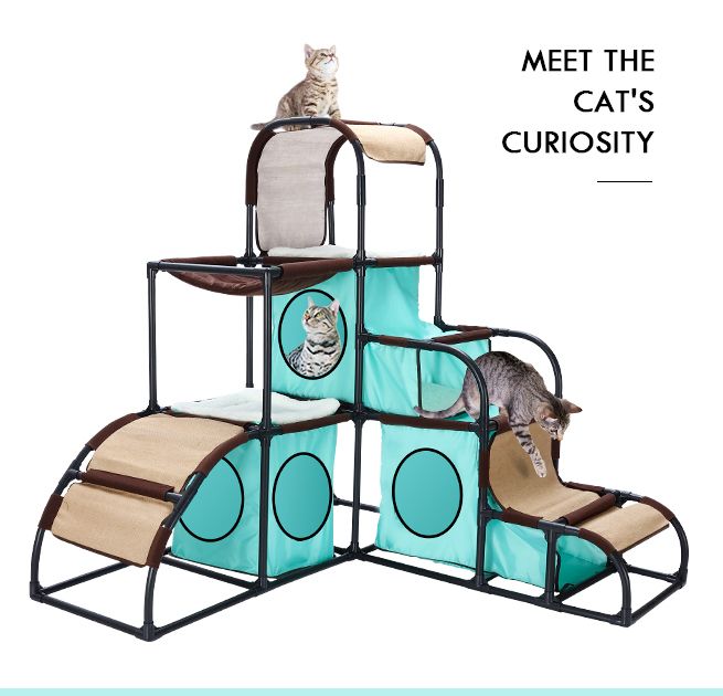 Petscene Cat Furniture Cat Tree Cat Climbing Tower Kit Crazy Sales
