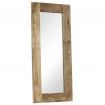 Mirror Solid Mango Wood 50x110 cm