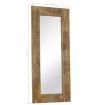 Mirror Solid Mango Wood 50x110 cm