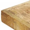 Dining Table 120x60x75 cm Solid Rough Mango Wood