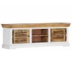 TV Cabinet 118x30x40 cm Solid Mango Wood