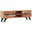 TV Cabinet 140x30x45 cm Solid Acacia Wood