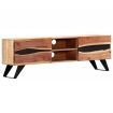 TV Cabinet 140x30x45 cm Solid Acacia Wood