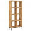 Bookshelf 80x25x175 cm Solid Mango Wood