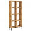 Bookshelf 80x25x175 cm Solid Mango Wood