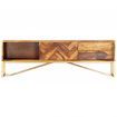 TV Cabinet 140x30x45 cm Solid Sheesham Wood