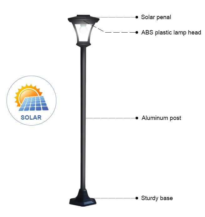 extra tall solar lights