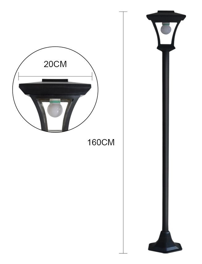 Deluxe Outdoor Solar Lights Garden Lamp Post | Crazy Sales