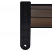 Door Canopy Black 120x100 cm Plastic