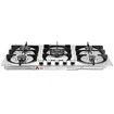 5 Burner Gas Cooktop Hob Stainless Steel Kitchen Gas Stove NG LPG