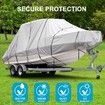 OGL 17-19 ft Trailerable Jumbo Boat Cover Waterproof Marine Grade Fabric 