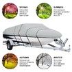 OGL 16-18.5 ft Trailerable Boat Cover Waterproof Marine Grade Fabric for V Hull Fishing Boats 