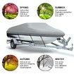 OGL 14-16 ft Trailerable Boat Cover Waterproof Marine Grade Fabric for V Hull Fishing Boats 